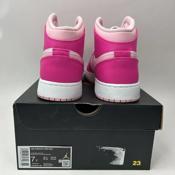 Nike Shoes Air Jordan Mid GS “Fierce Pink/Barbie” 2023